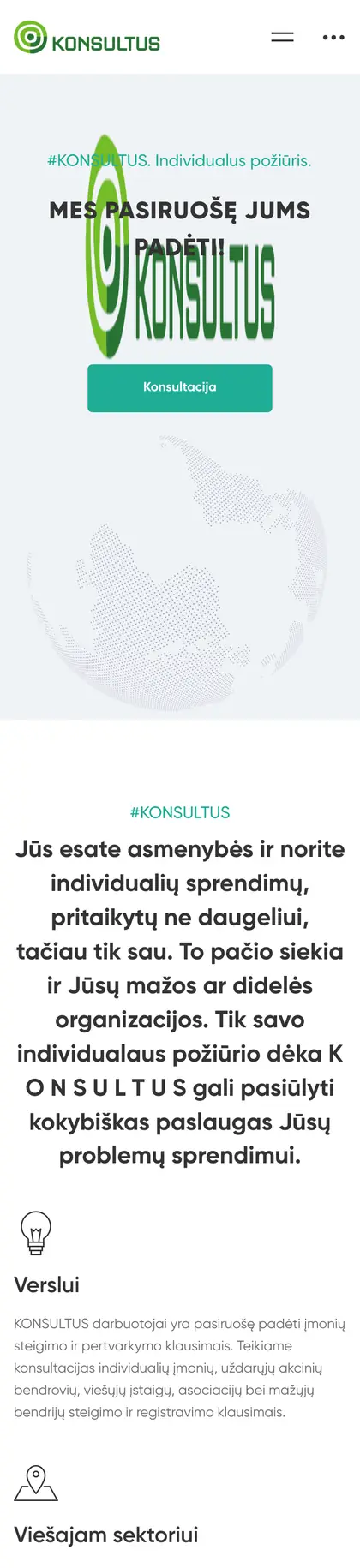 Konsultus.lt – mobilioji versija